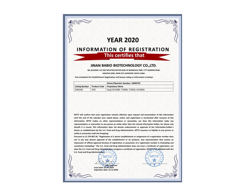 Jinan Babio Biyoteknoloji Co., Ltd.